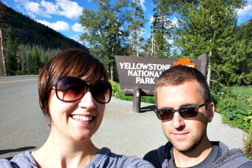 Yellowstone National Park entrance