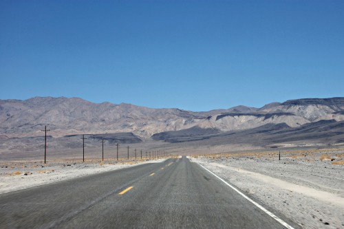 drive into Death Valley