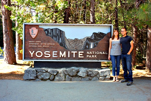 Yosemite park entrance