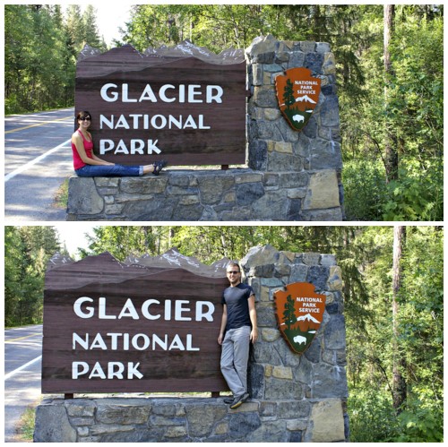 Glacier NP entrance