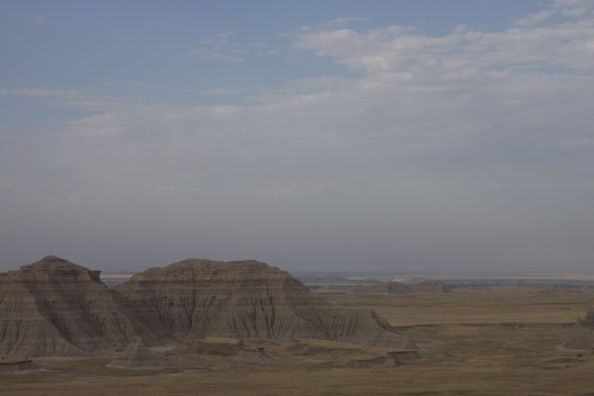 View from Saddle Pass Trail Badlands