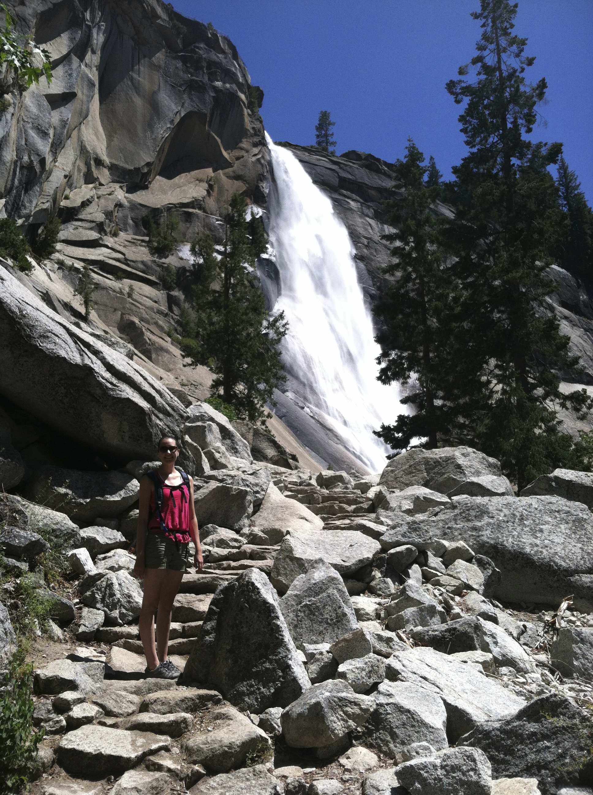 The Mist Trail in Yosemite: Vernal and Nevada Falls