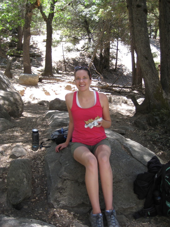 lunch on mist trail