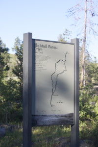 Blacktail Plateau Drive Sign