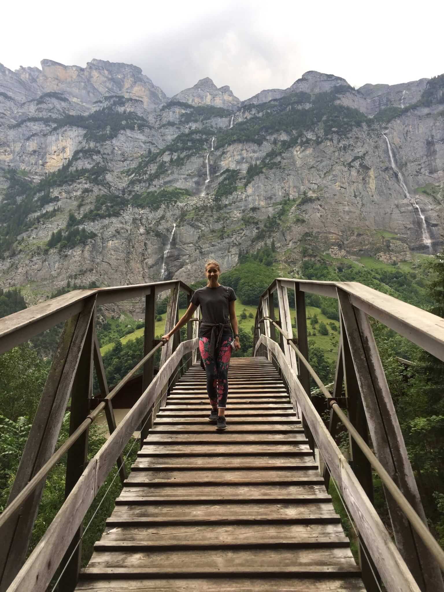 Christy On a Bridge