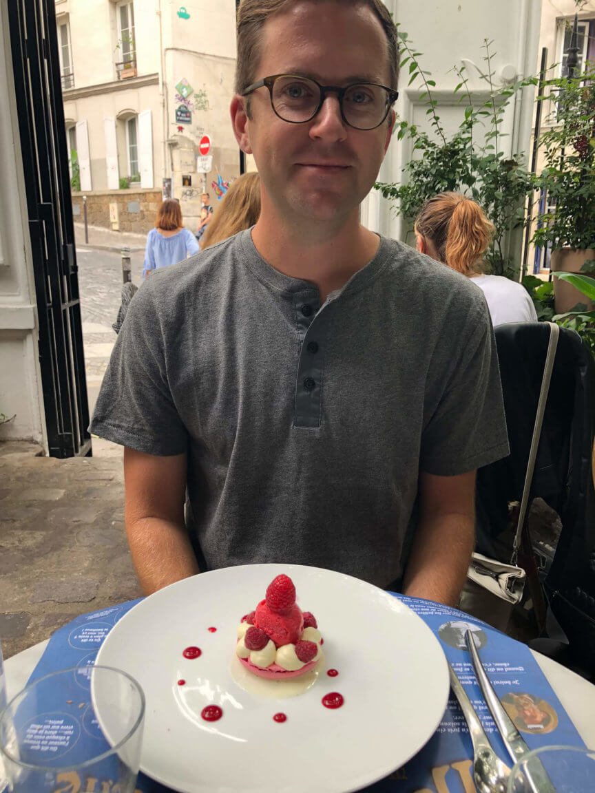 Mark and a macaroon