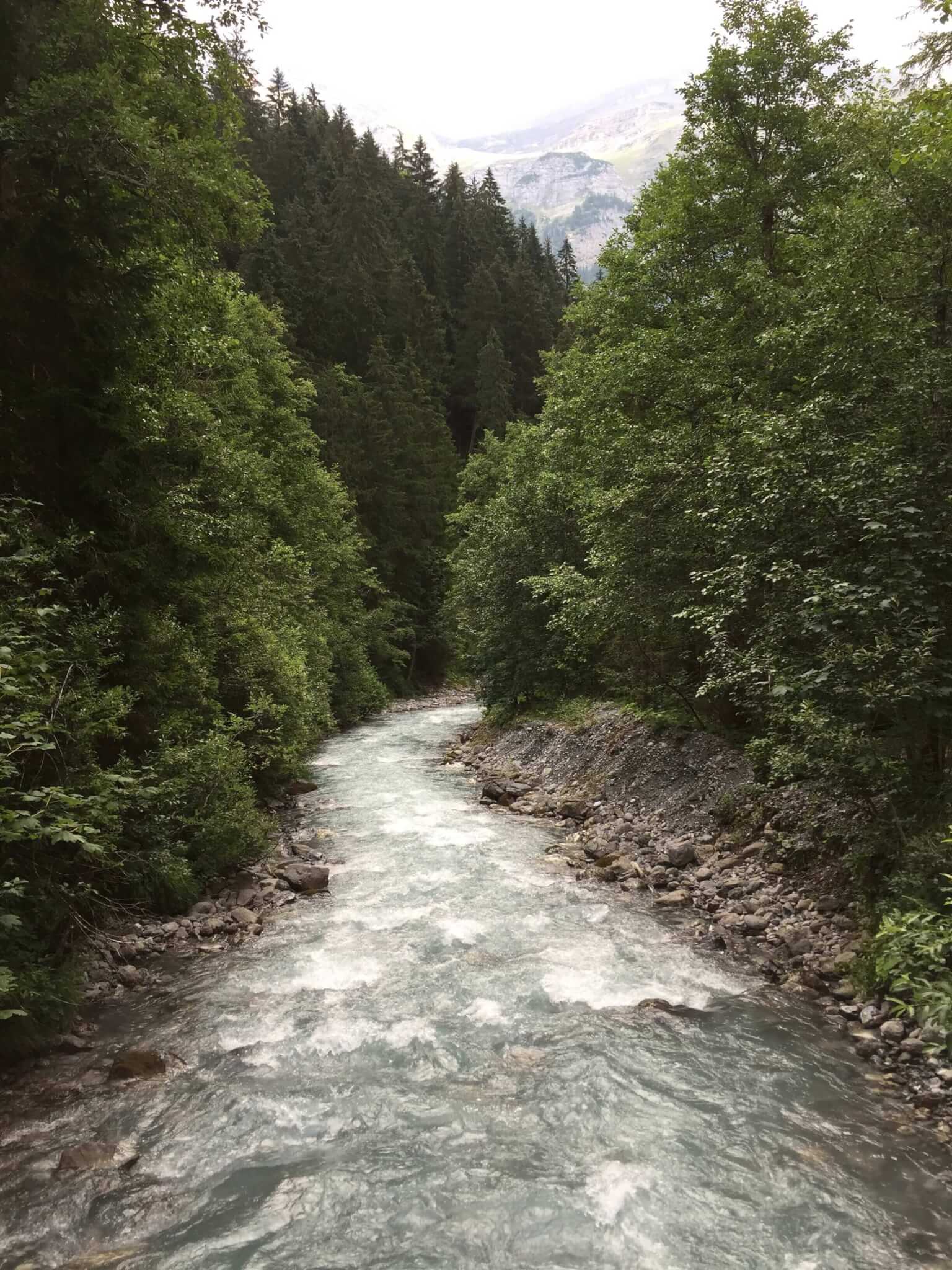 River in lauterbrunnen Valley