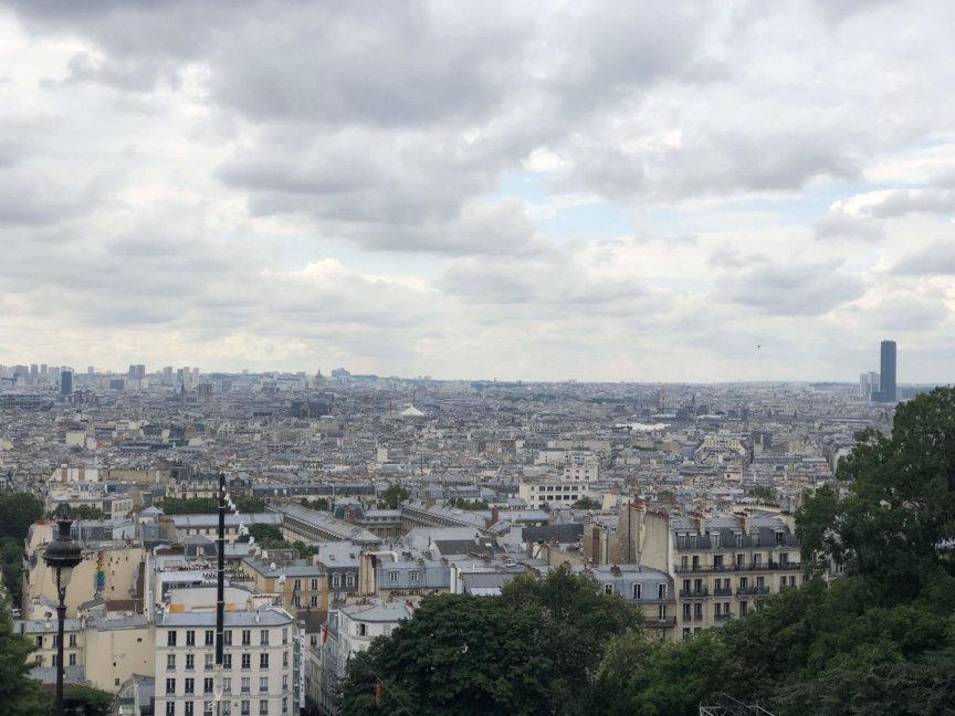 View from Sacré-Cœur, Paris